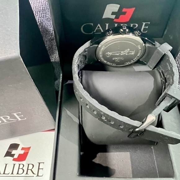 Calibre Lancer Chronograph Date Designer Sports Men’s Watch - Picture 5 of 7